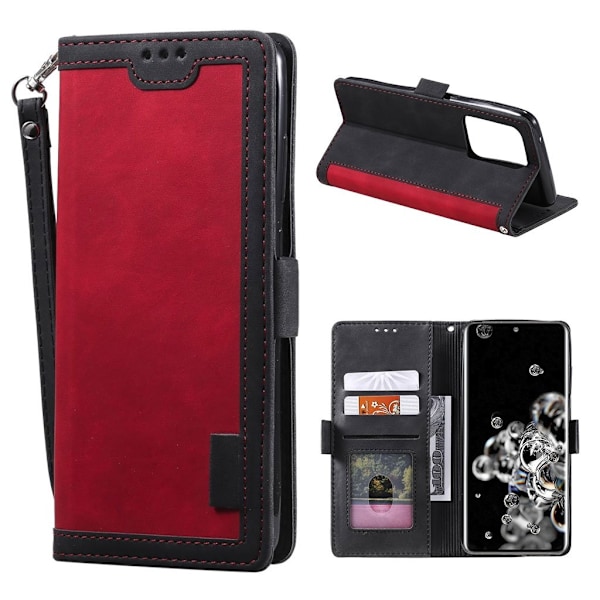 Surburbian Samsung Galaxy S20 Ultra flip etui - Rød Red