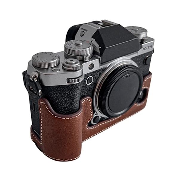 Sony ZV-1F halvskinnveske - Kaffe Brown