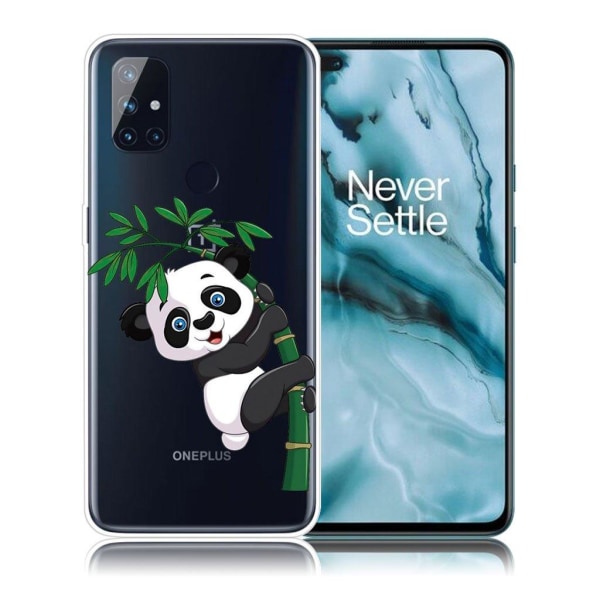 Deco OnePlus Nord N10 5G skal - Panda Och Bambu Vit