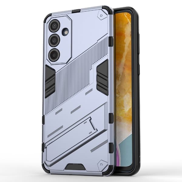 Stødsikkert moderne Samsung Galaxy M55 hybridcover - Mørkeblå Blue