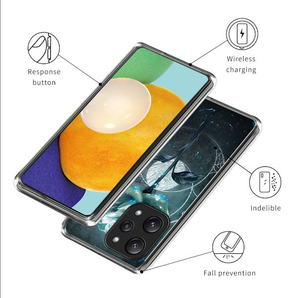 Deco Xiaomi Redmi 12 / Xiaomi Poco M6 Pro deksel - Rose Blue