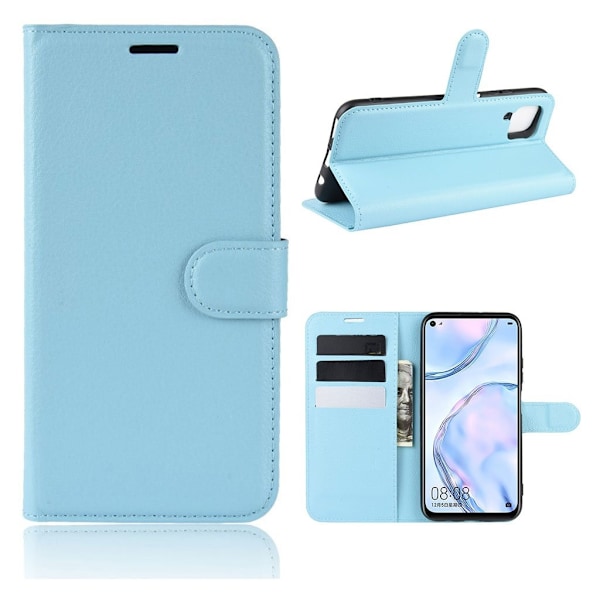 Classic Huawei P40 Lite / Nova 6 SE flip etui - Blå Blue