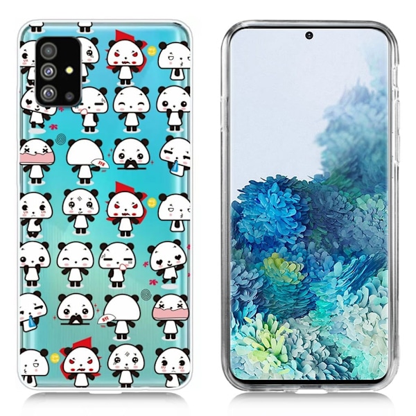 Deco Samsung Galaxy S20 Plus deksel - Mini Pandas Multicolor