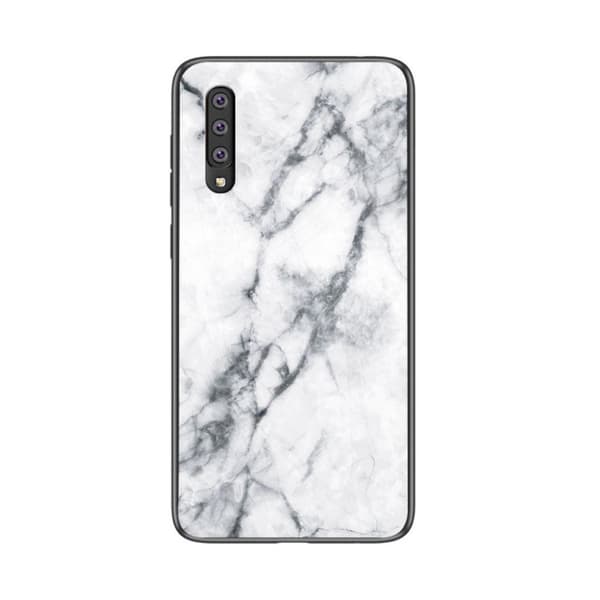 Fantasy Marble Samsung Galaxy A50 deksel - Hvit White