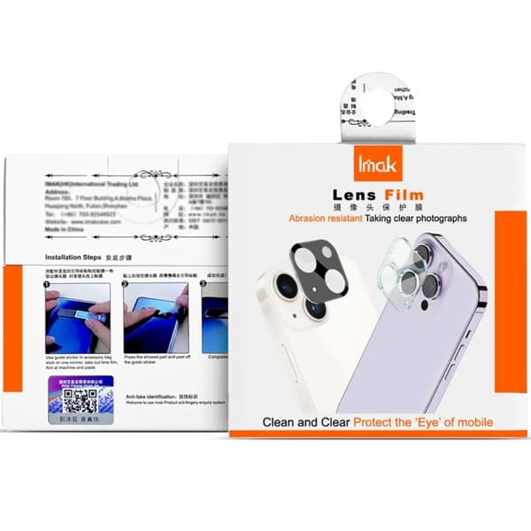 IMAK glass camera protector with acrylic lens cap for Xiaomi Mix Fold 3 5G Transparent