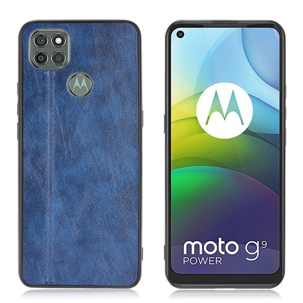 Admiral Motorola Moto G9 Power kotelot - Sininen Blue
