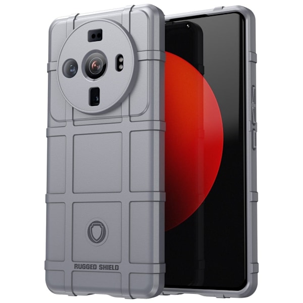 Rugged Shield Xiaomi 12S Ultra skal - Silver/Grå Silvergrå