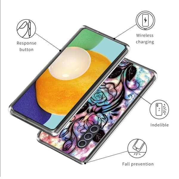 Deco Samsung Galaxy A54 deksel - Drømmerose Multicolor