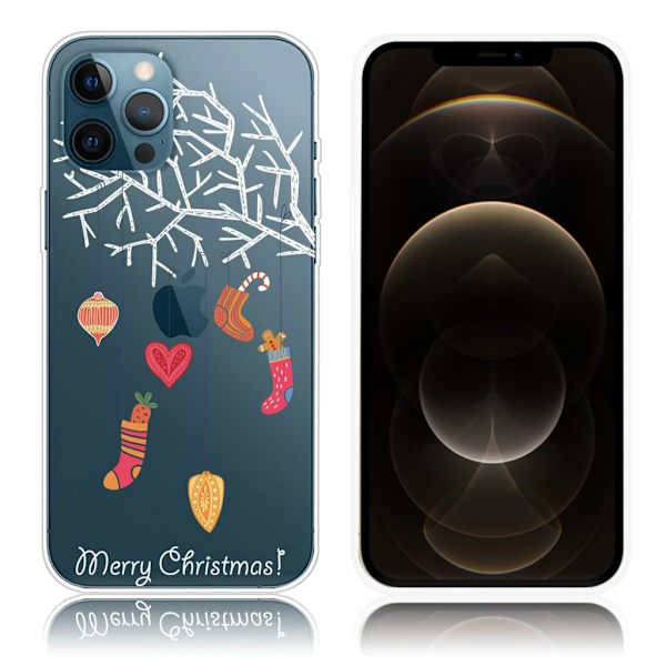 Juleetui til iPhone 12 Pro Max - Gaver I Sokker Multicolor