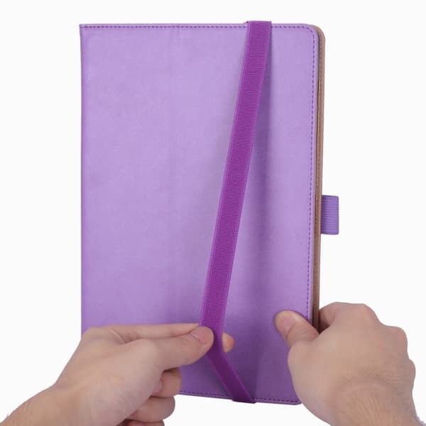 iPad 10.2 (2019) coolt flipfodral i läder - Lila Lila