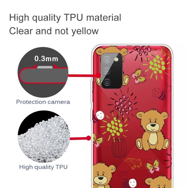Deco Samsung Galaxy A03s cover - Brun Brown