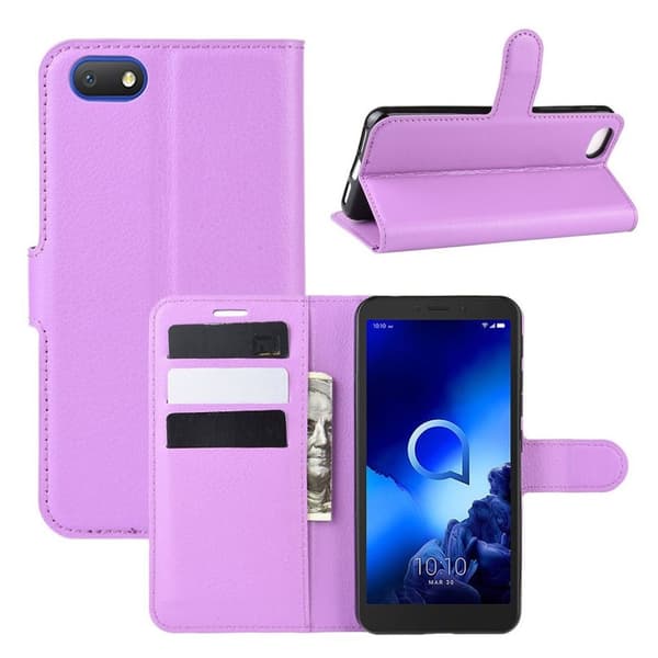 Classic Alcatel 1v (2019) flip kuoret - Violetti Purple