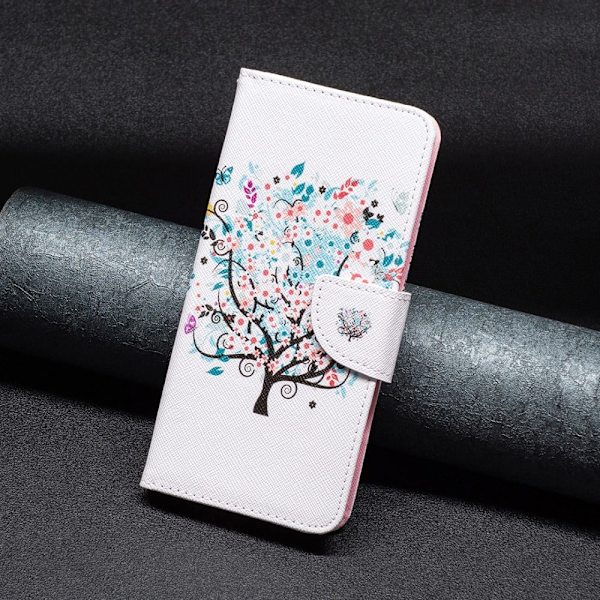 Wonderland iPhone 16 Pro Max flip-etui - Blomstertre Pink