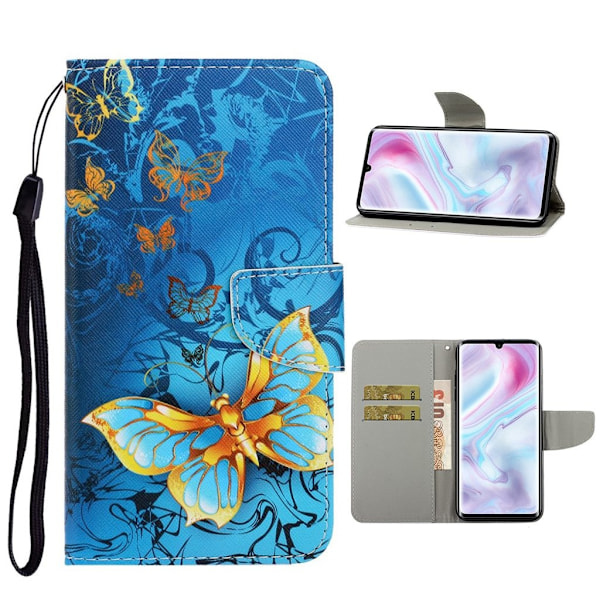 Wonderland Samsung Galaxy A31 Etui - Metal sommerfugl Multicolor