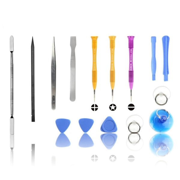 JF-8133 15-i-1 verktygs-kit reparera surfplatta mobiltelefon multifärg