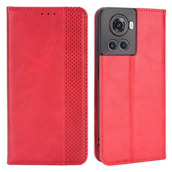 Bofink Vintage läder OnePlus 10R / OnePlus Ace fodral - Röd Röd