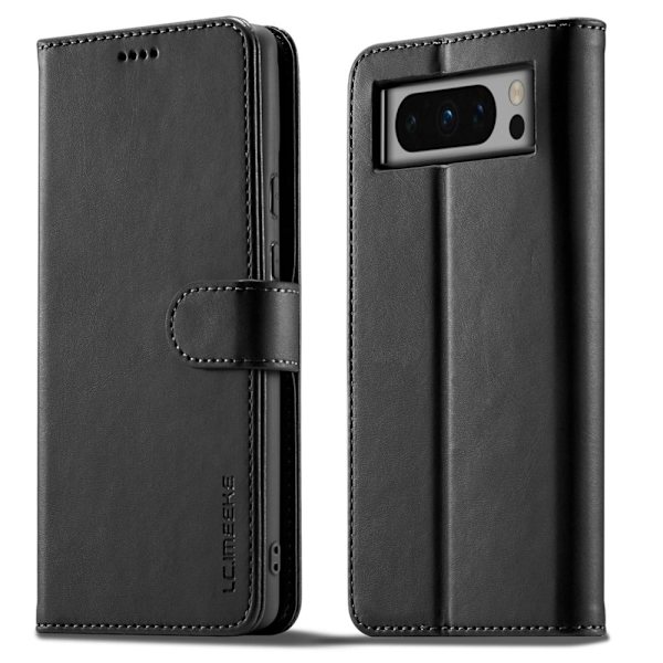 LC.IMEEKE Google Pixel 8 Pro Flippetui - Svart Black