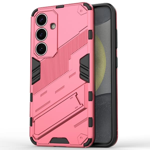 Stødsikkert moderne Samsung Galaxy A56 hybridcover - Rose Pink