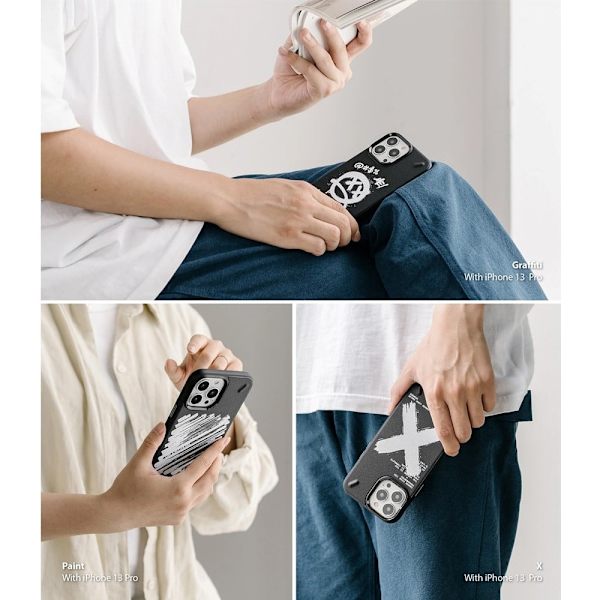 RINGKE ONYX DESIGN - iPhone 13 Pro - X Svart