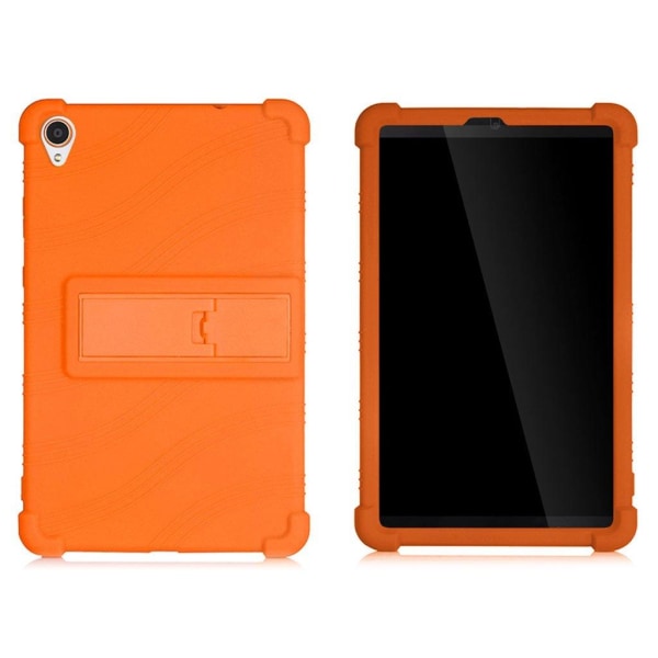 Lenovo Tab M8 (2nd Gen) FHD slide-out style kickstand silicone c Orange