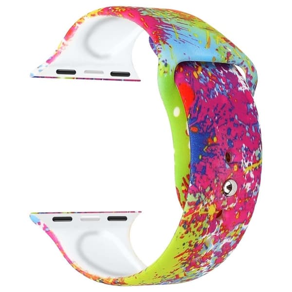 Apple Watch Series 4 44mm -kellon ranneke - Tyyli B Multicolor