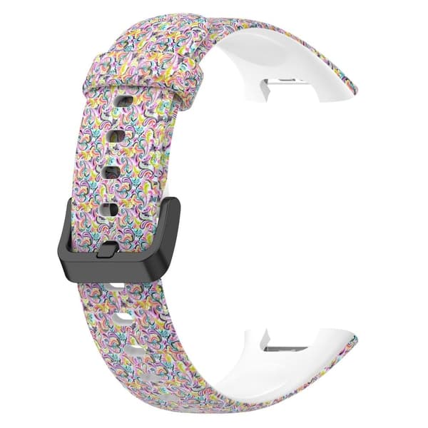Xiaomi Mi Band 7 Pro urrem i silikone med cool mønster - Ansigtsmakeup Multicolor