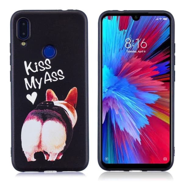Imagine Xiaomi Redmi Note 7 / Xiaomi Redmi Note 7S / Xiaomi Redmi Note 7 Pro kotelot - Pussaa Persettäni Multicolor
