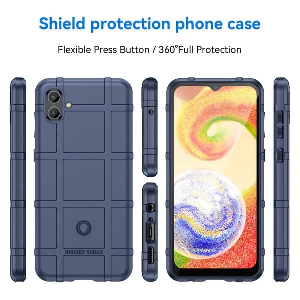 Rugged Shield Samsung Galaxy A04 skal - Blå Blå