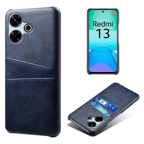 Dual Card Xiaomi Redmi 13 cover - Blå Blue