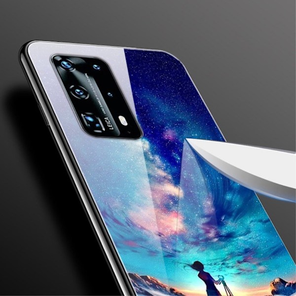 Fantasy Huawei P40 Pro deksel - Astronomisk Jente Multicolor