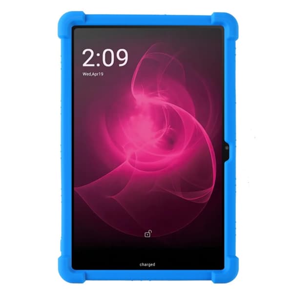 T-Mobile REVVL Tab Silikonfodral med kickstand Robust skyddsfodral - Mörkblå Blå