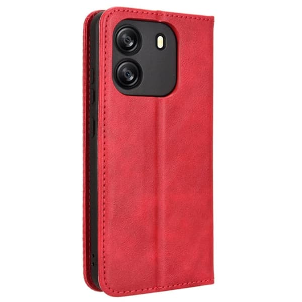 Bofink Vintage Blackview Wave 6C lærveske - Rød Red