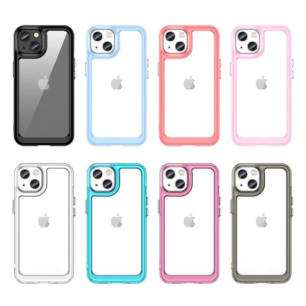 iPhone 13 smart akryl cover - Sort Black