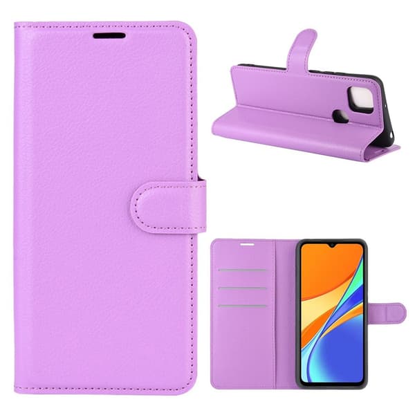 Classic Xiaomi Redmi 9C Flippetui - Lilla Purple