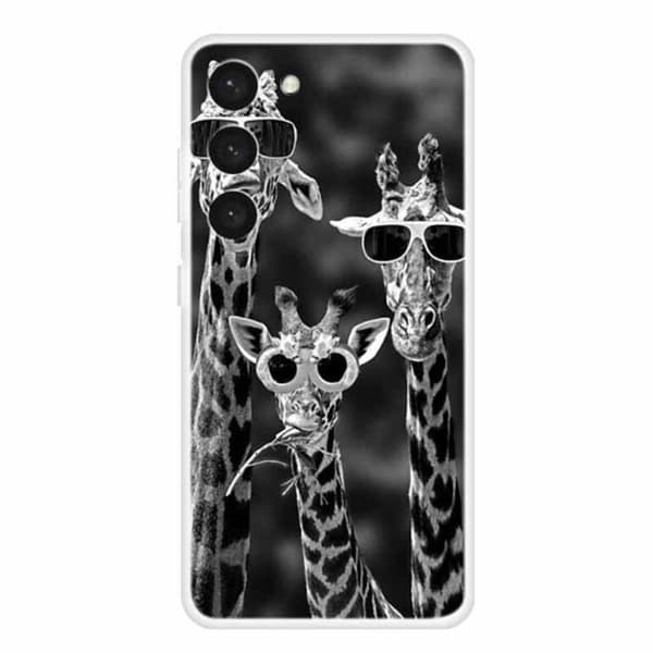 Deco Samsung Galaxy S23 Plus skal - Solglasögon Giraffer Svart