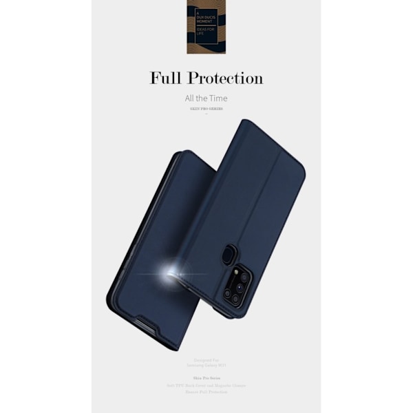 Dux Ducis Skin Pro Samsung M31:lle - Sininen Blue