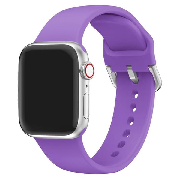 Apple Watch Series 5 40mm silikone Urrem - Mørkelilla Purple