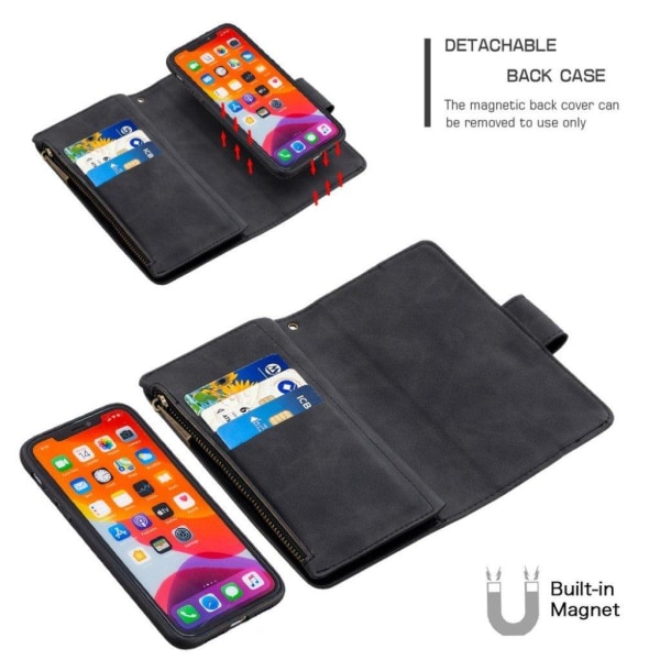 Premium Wallet iPhone 11 etui - Sort Black