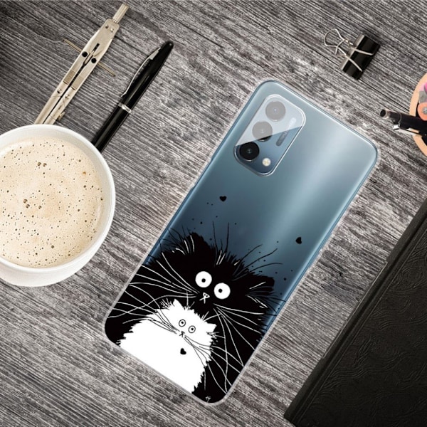 Deco OnePlus Nord N200 5G skal - Två Katter Svart