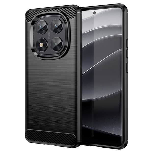 Carbon Flex Xiaomi Redmi Note 14 Pro 5G kotelot - Musta Black