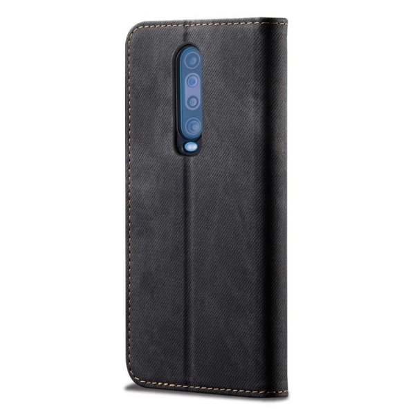 Jeans Xiaomi Redmi K30 / Xiaomi Redmi K30 5G flip case - Musta Black