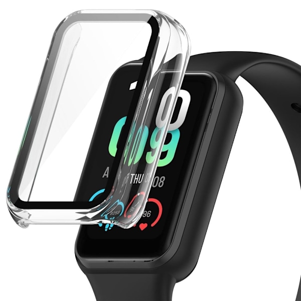 Amazfit Band 7 protective cover with tempered glass - Transparent Transparent