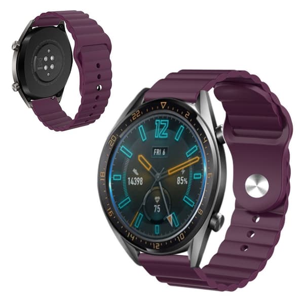 Silikoneurrem til Huawei og Amazfit - Lilla Purple