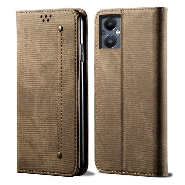 Jeans OnePlus Nord N20 5G Flip Etui - Khaki Brown