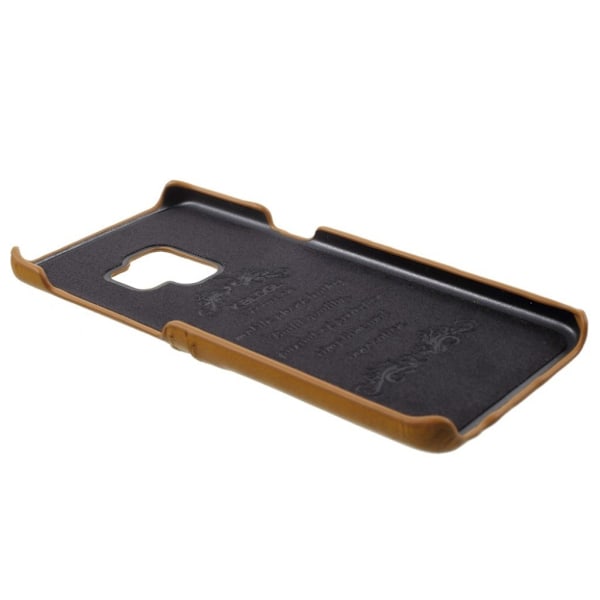G-CASE Samsung Galaxy S9 PU læder etui - Gul Yellow