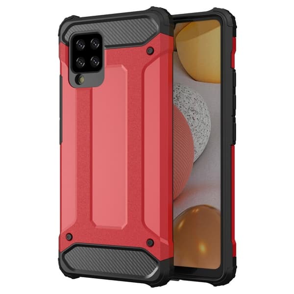 Armour Guard Suojakotelo Samsung Galaxy A42 5G - Punainen Red