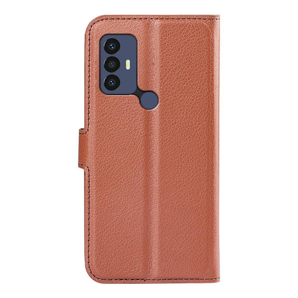 Klassisk Tcl 306 / 305 / 30e / 30se Flip Etui - Brun Brown