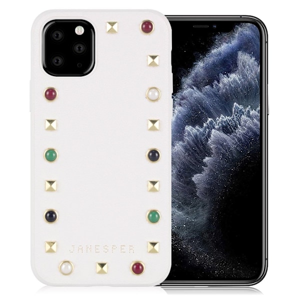 Janesper Clacc iPhone 11 Pro-skydd - Vit Vit