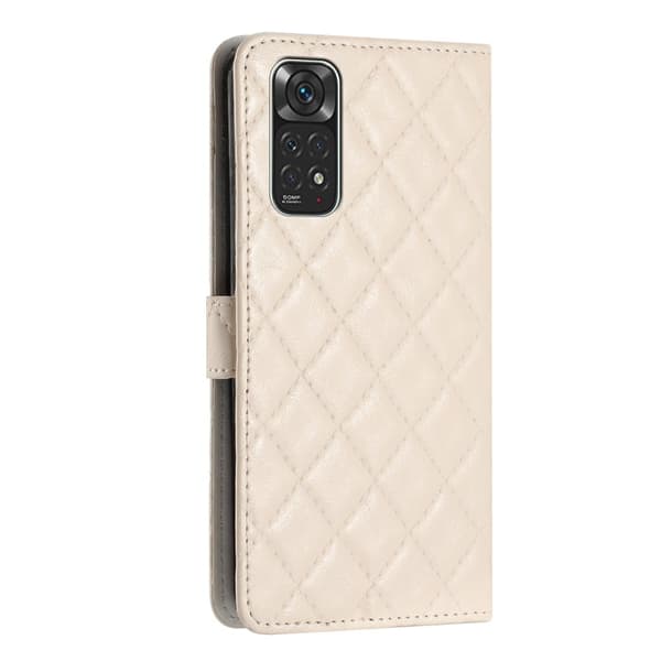 Funktionelt Xiaomi Redmi Note 11S / Xiaomi Redmi Note 11 rombe etui med pung White