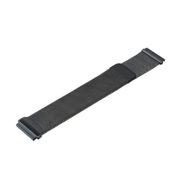 20 mm universalarmbånd i rustfritt stål - Svart Black